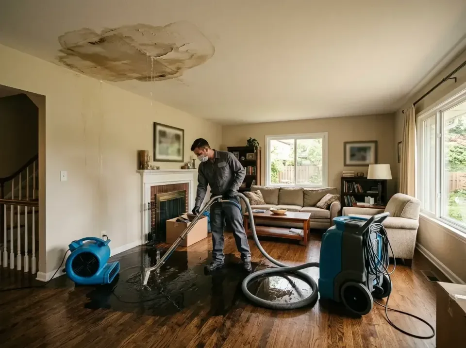 attic-pipe-burst-ceiling-drip-008 — frequently asked questions, Water Damage Restoration & Carpet Care in Chester, PA